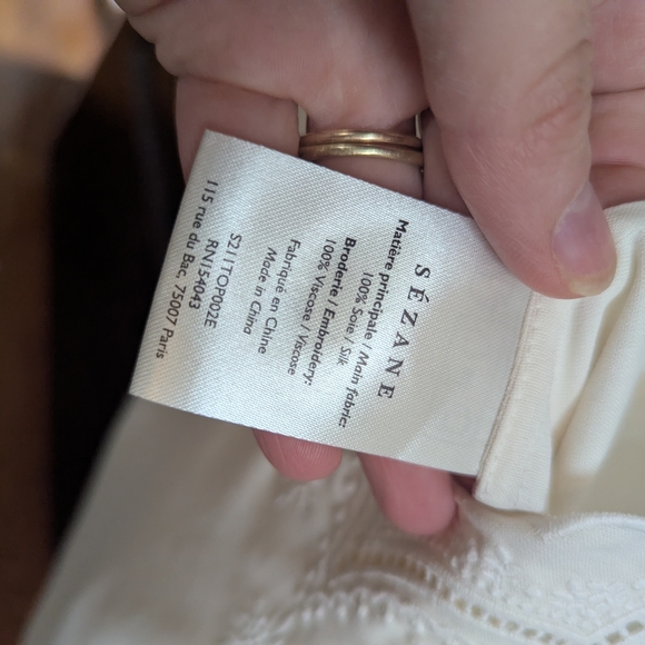 Elegant White Lace Trim Camisole - Picture 5 of 6